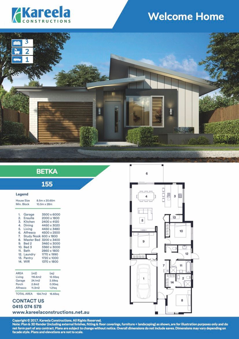 A Brochure for a House With Sliding Glass Window — Kareela Constructions In Hillvue, NSW