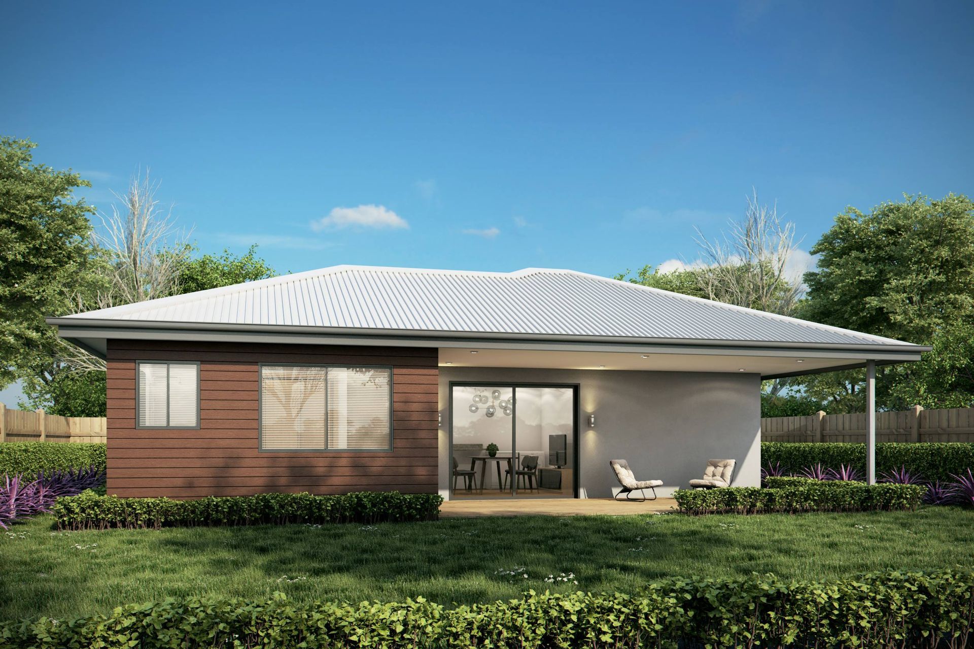A Small House With a White Roof — Kareela Constructions In Hillvue, NSW