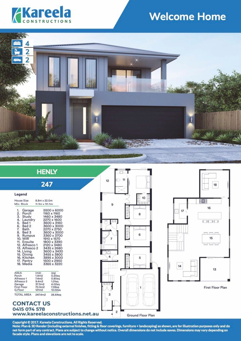 A Brochure for a House With Three Glass Windows — Kareela Constructions In Hillvue, NSW