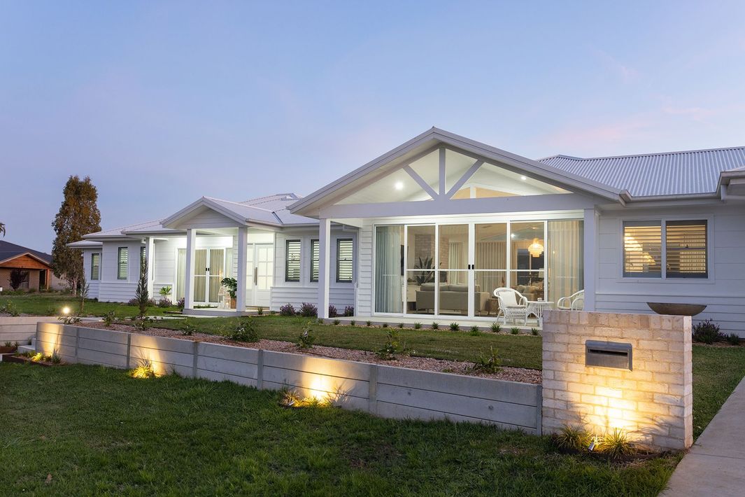The Front of New White House - Kareela Constructions, NSW 2430