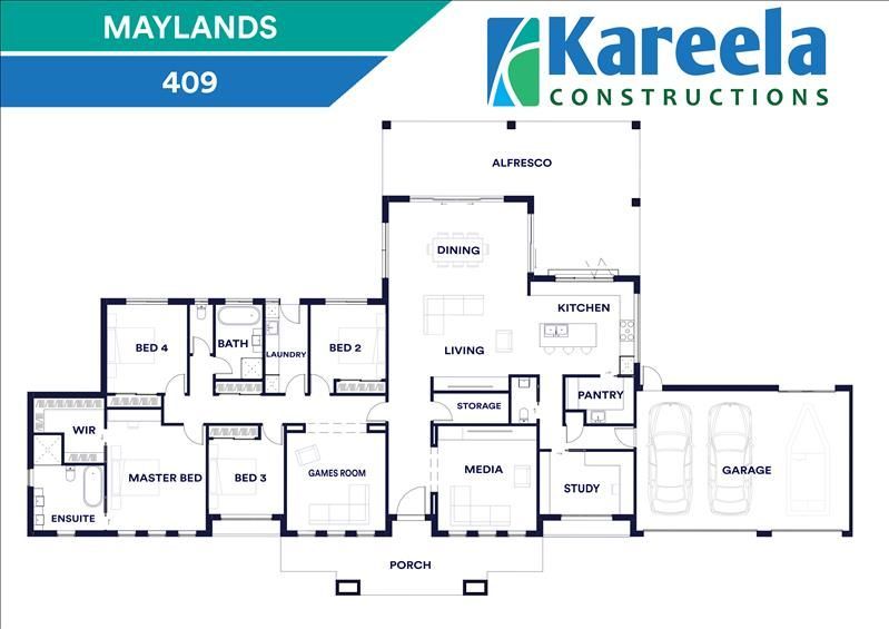 Maylands Floor Plan — Kareela Constructions In Hillvue, NSW