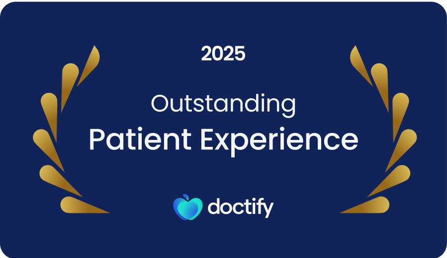 Outstanding Patient Experience Award Doctify
