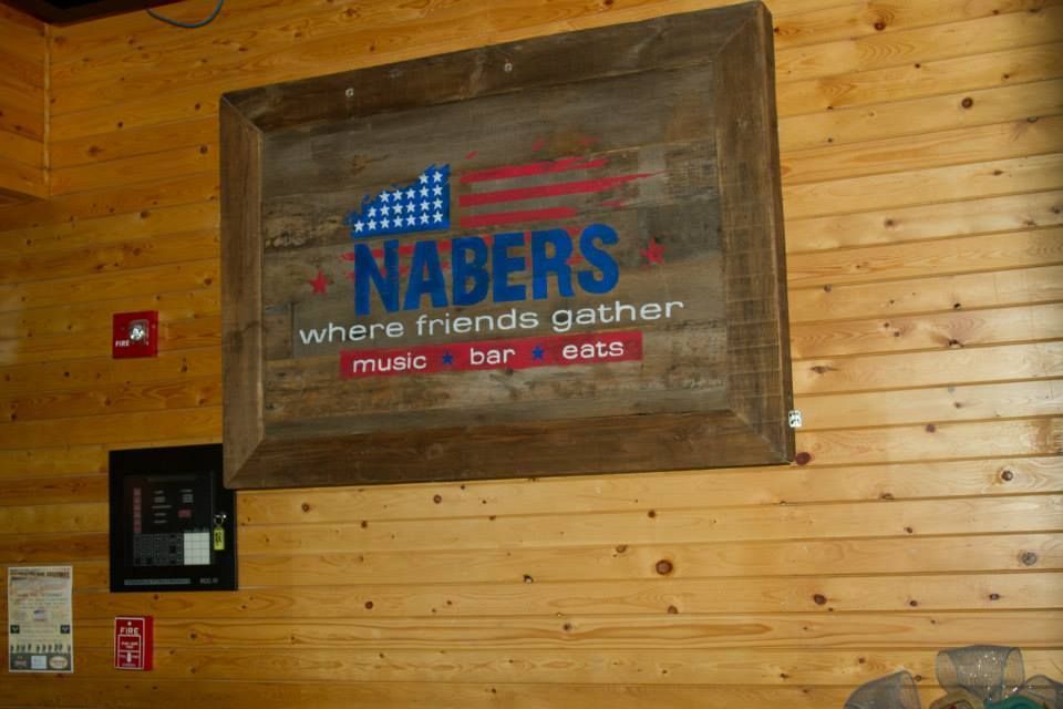A wooden sign for 