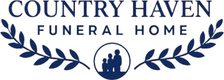 The logo for sample funeral home is shown on a white background.
