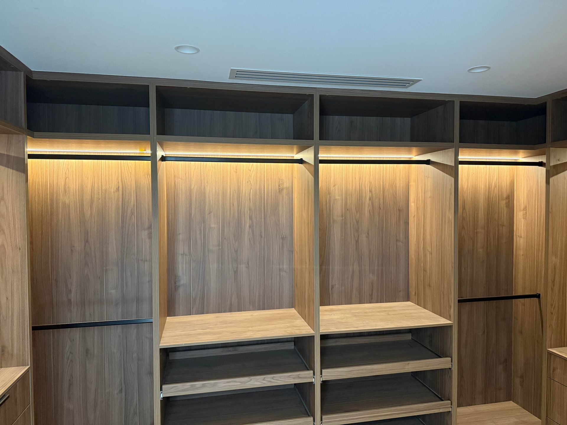 Led Walk In Robes Wardrobes LED Lighting Solutions | Uzit Wardrobes Perth