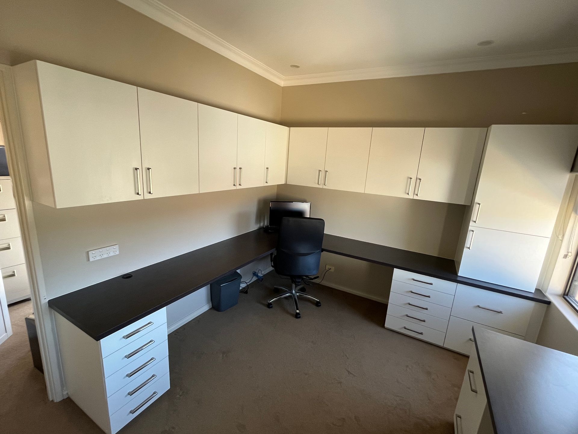 Custom Built In Home Office