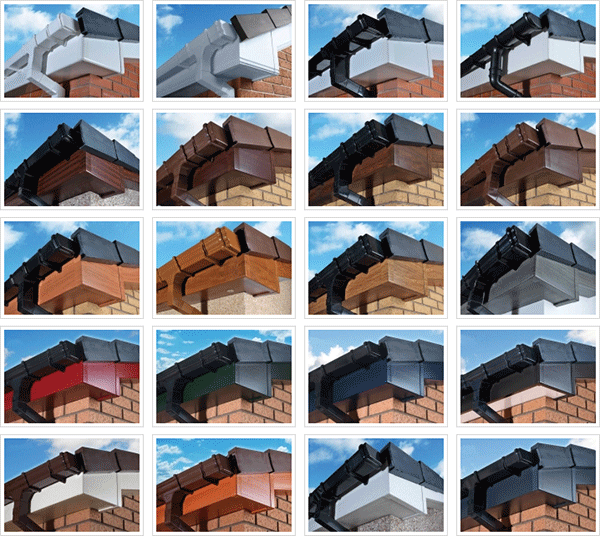 pvc  gutter colour options