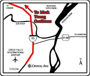 Mark Young Outfitters Map