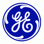 The ge logo is in a blue circle on a white background.