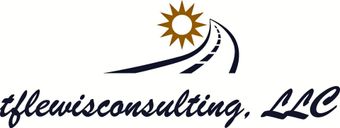 A logo for a company called lifewisconsulting llc with a road and a sun.