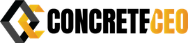 A black and white logo for contractor with a diamond in the middle.