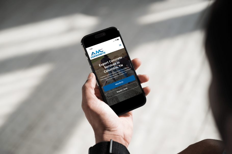 Contracting Business Homepage Website