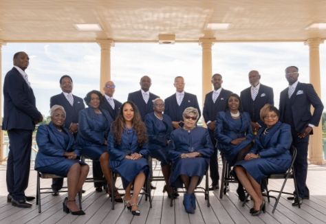 Sharply dressed Pipkin Braswell staff dressed in navy blue attire