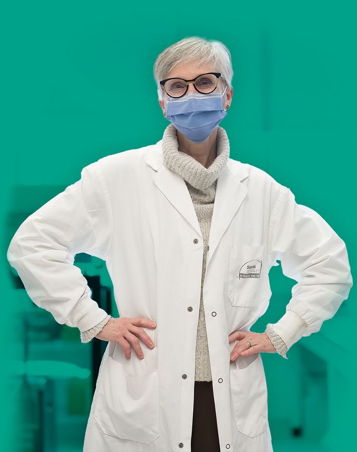 Dr. Christine Bear, a CF researcher at Sick Kids Hospital.