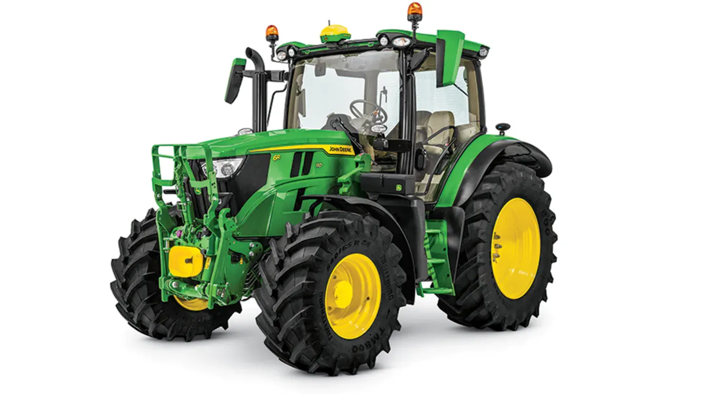 Drawing of a John Deere tractor