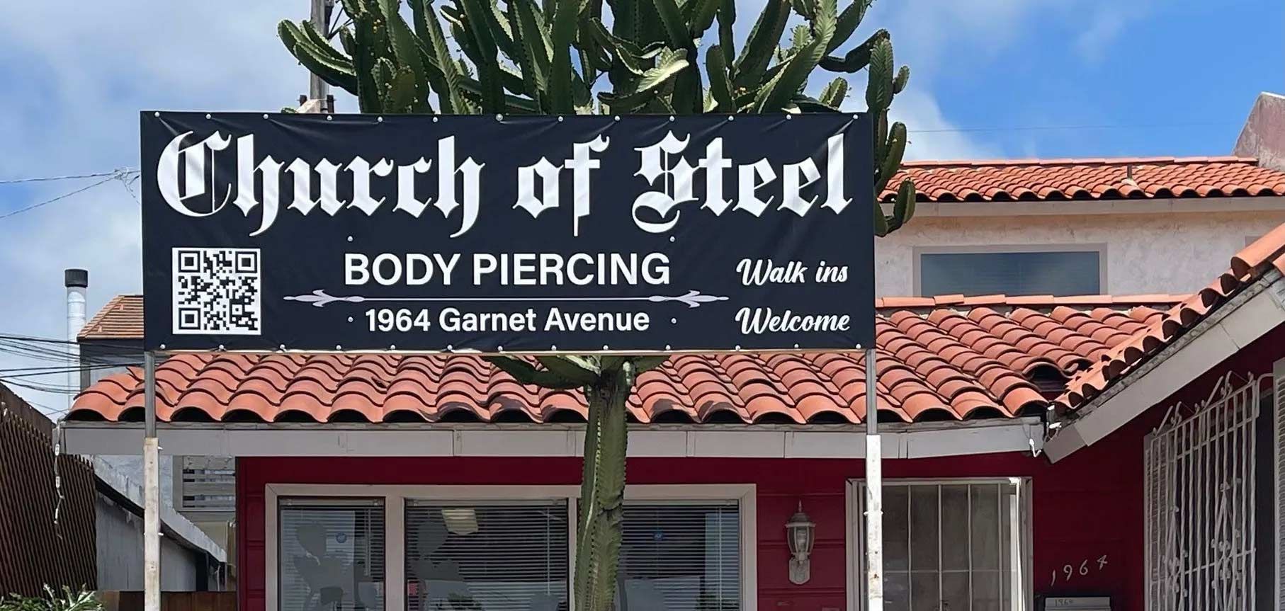 Business Signage — San Diego, CA — Church Of Steel