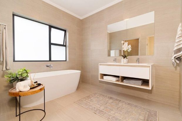 New bathroom installed by CAE Neeb Plumbing.