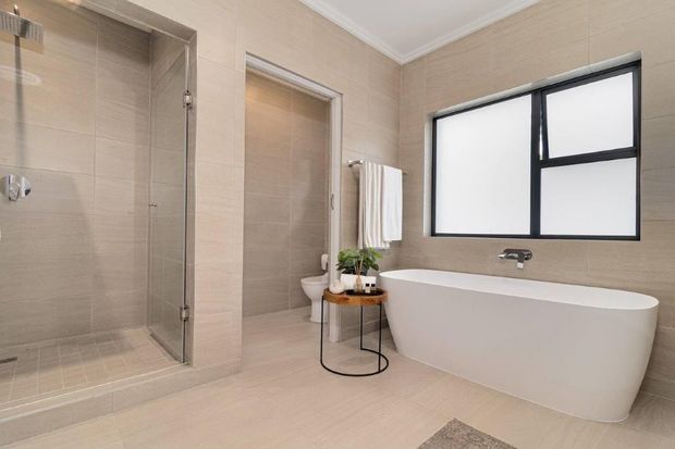 New bathroom installed by CAE Neeb Plumbing.