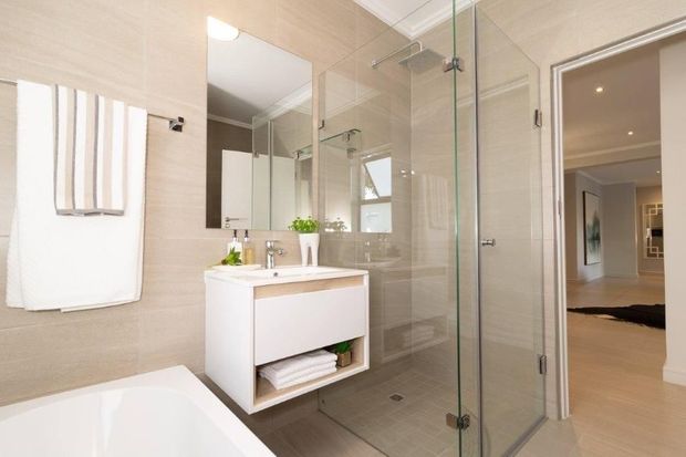 New bathroom installed by CAE Neeb Plumbing.
