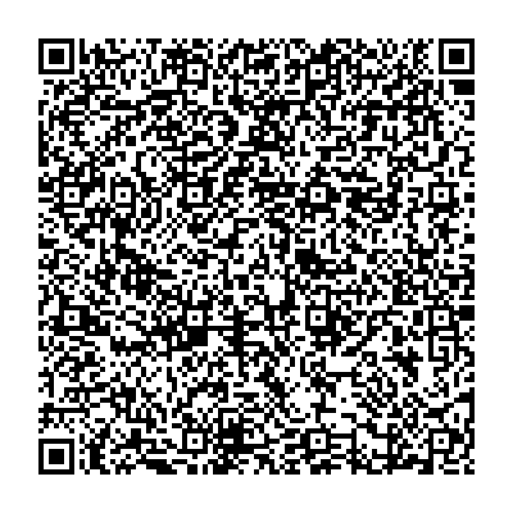 QR code, black and white, square matrix of dots.