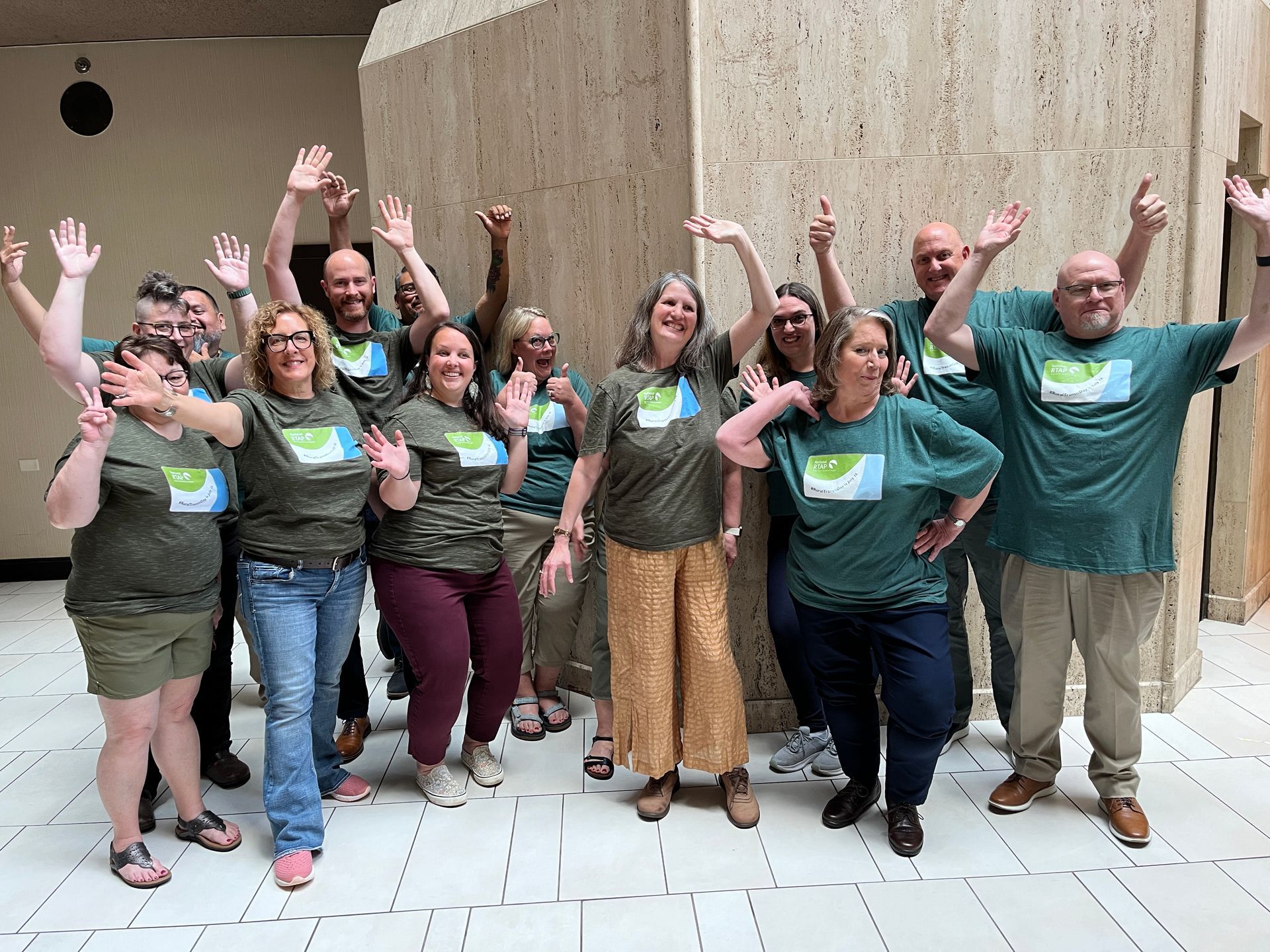National RTAP Review Board in Rural Transit Day T-Shirts