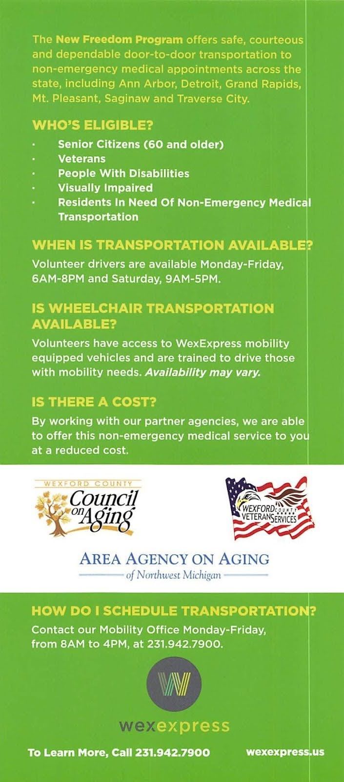 Photo credit: WexExpress New Freedom