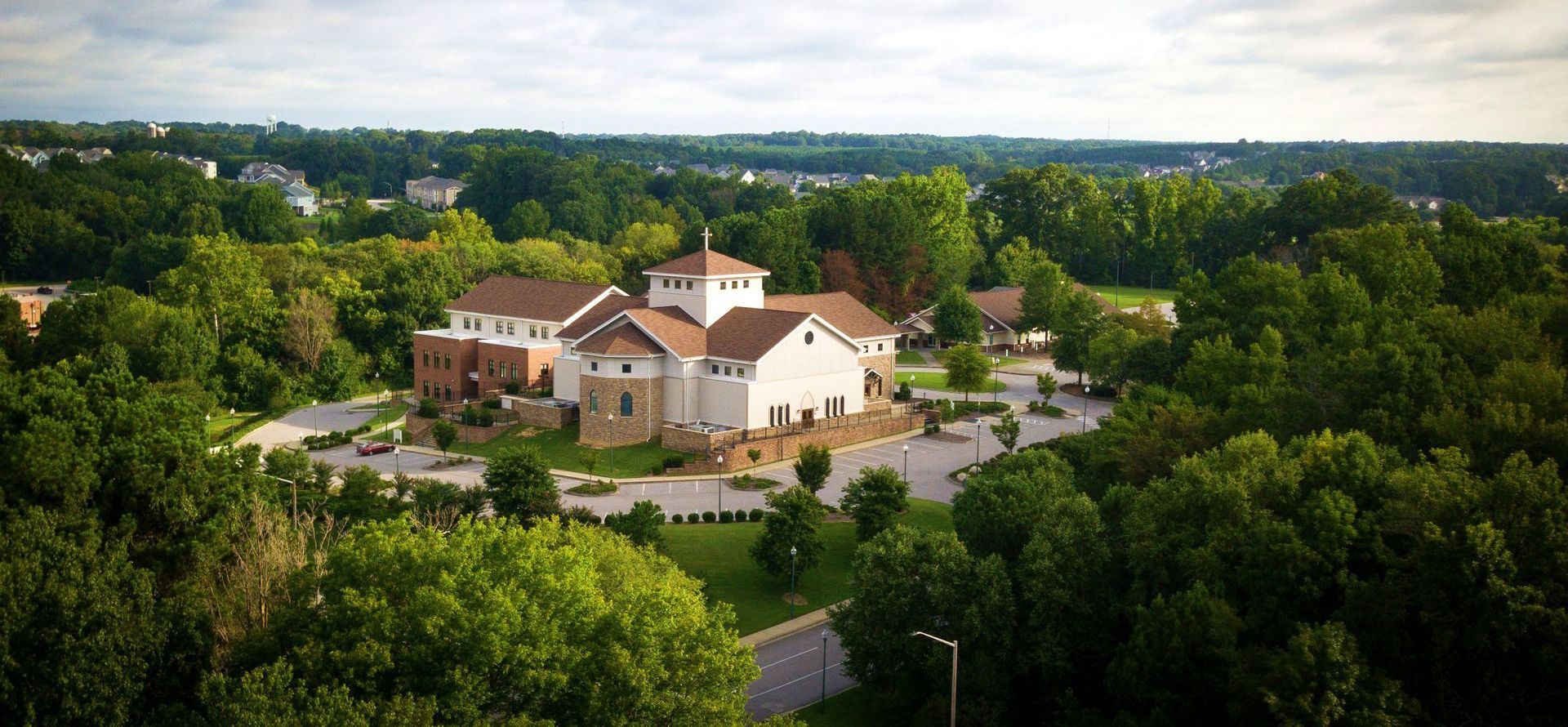 Hope Lutheran Church building in Wake Forest NC