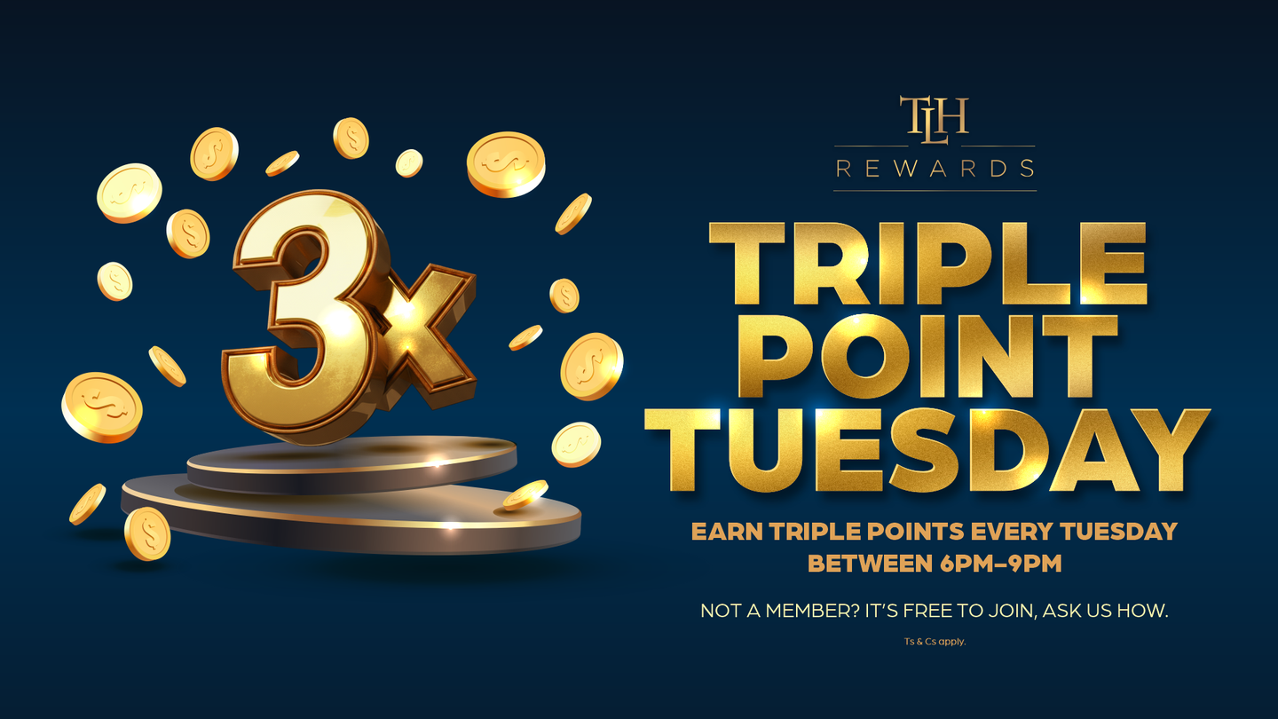 Triple points Tuesdays