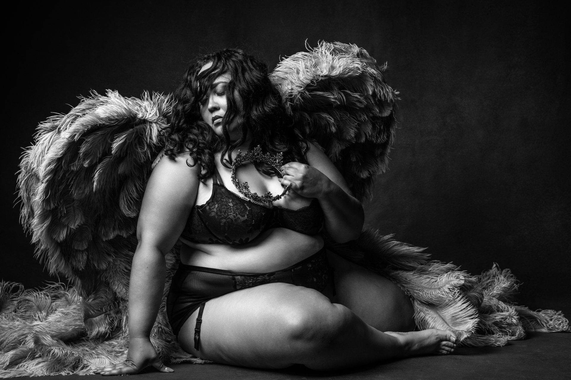 boudoir angel wings Utah