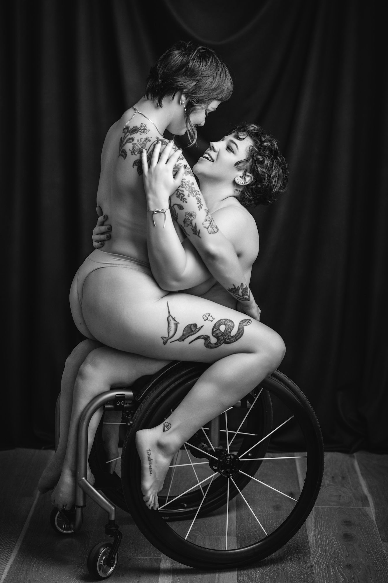 lesbian boudoir shoot Salt Lake City