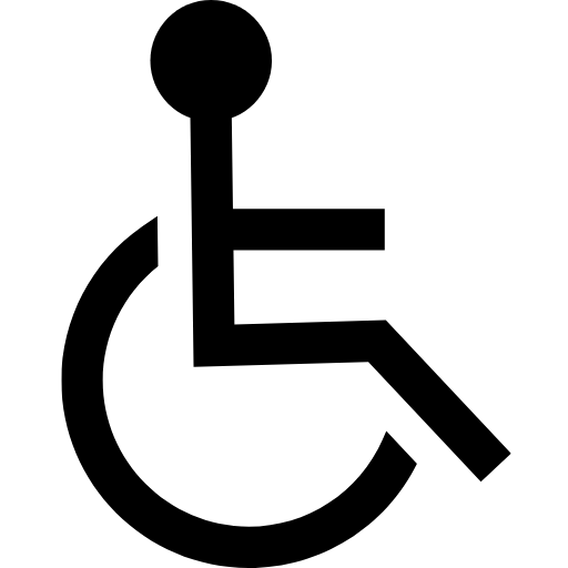 Accessibility icon. 