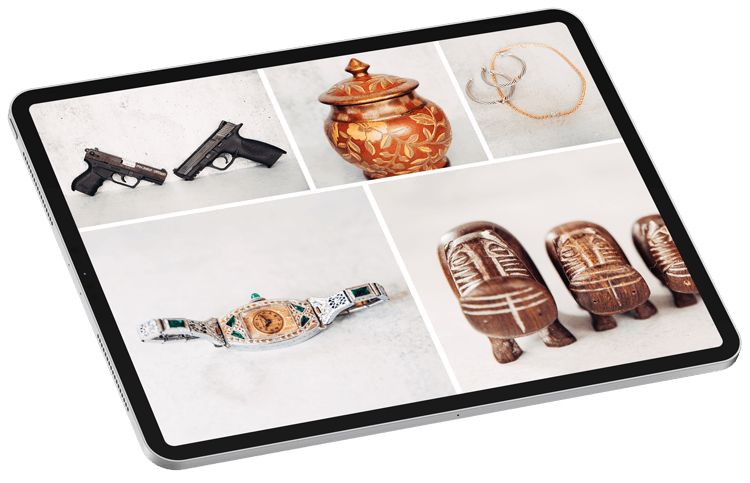 View Antiques for Auction Anywhere With Atterberry Auction & Realty Co's Mobile Website.