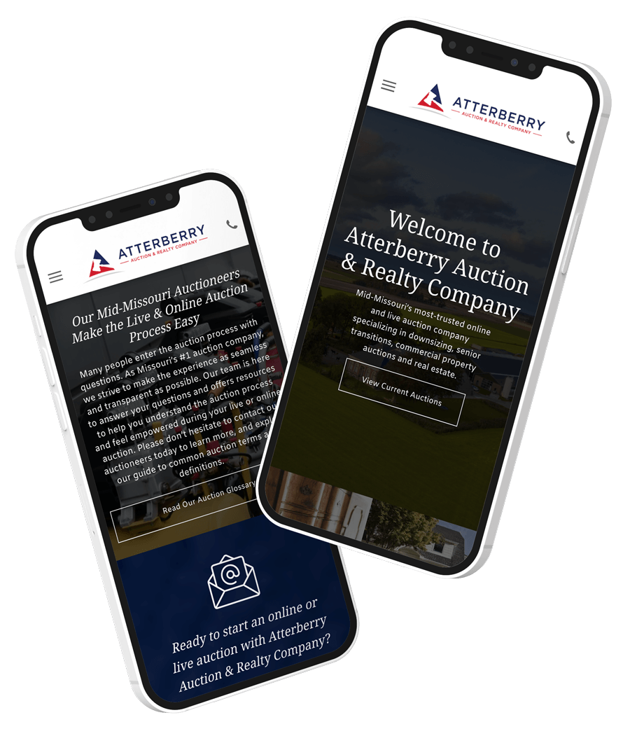 Atterberry Auctions Is Very Mobile Friendly! Place Bids in Columbia, MO From Your Phone.