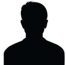 Silhouette d'une personne, des épaules jusqu'à la tête, de face.