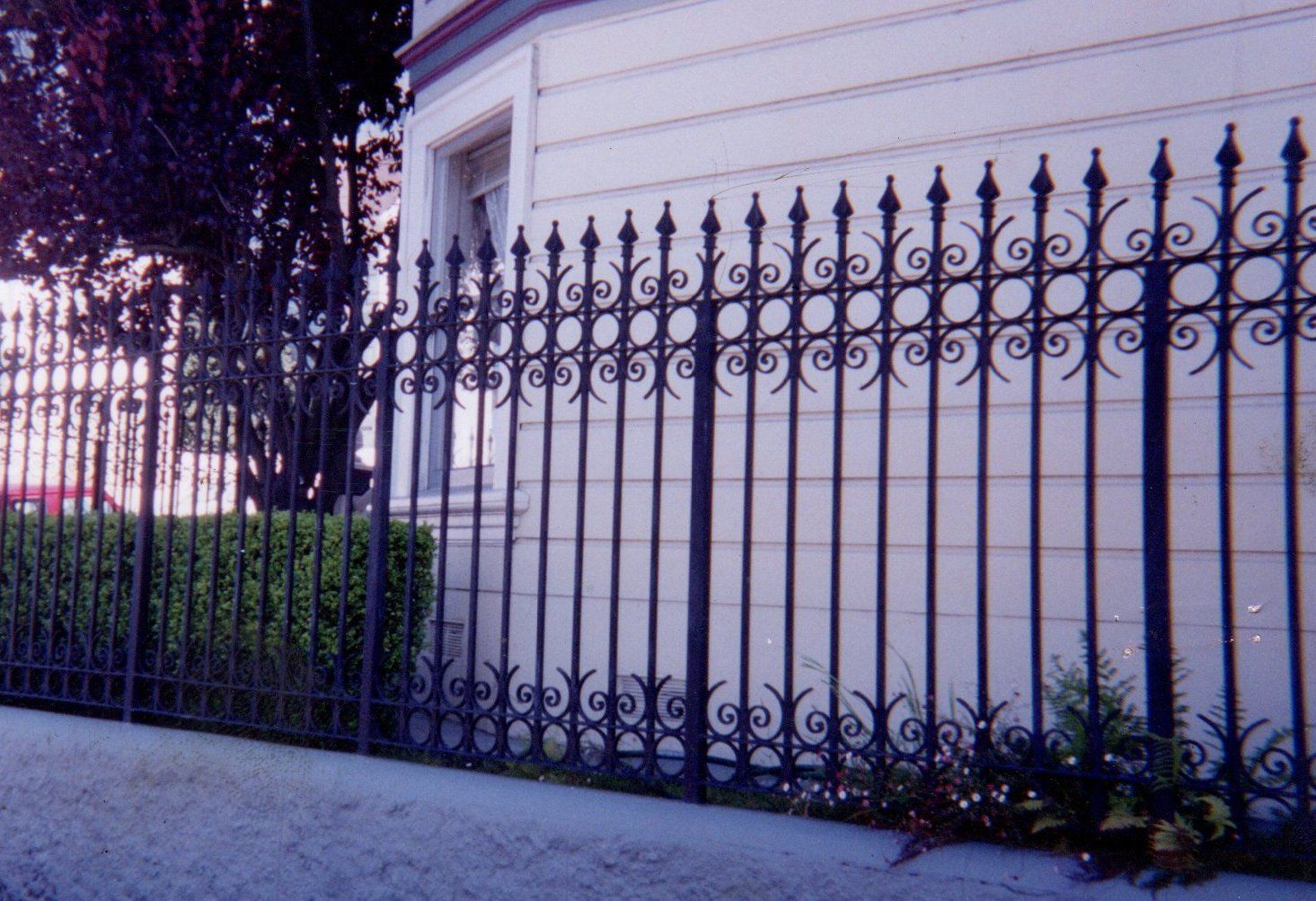 Iron Garden Fence — San Francisco, CA — International Ornamental Iron Works Iron Garden Fence — San Francisco, CA — International Ornamental Iron Works
