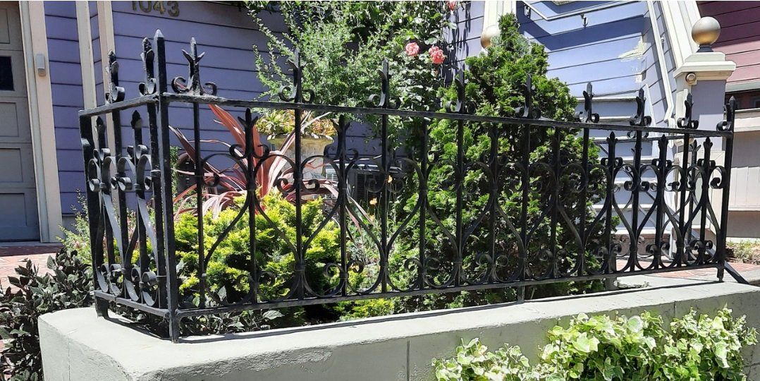 Garden Iron Fence — San Francisco, CA — International Ornamental Iron Works