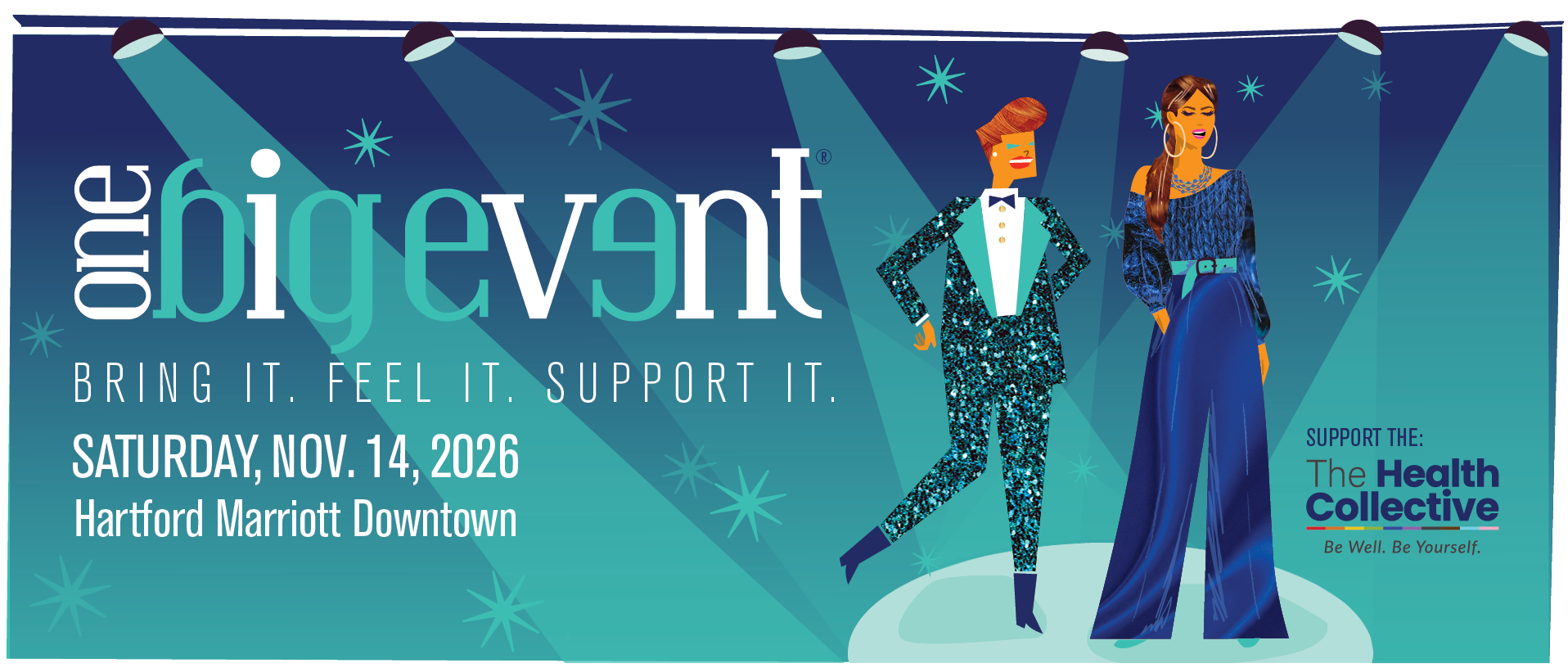 One Big Event One Big Event
Satuday, November 14th, 2026
Hartford Marriott Downtown