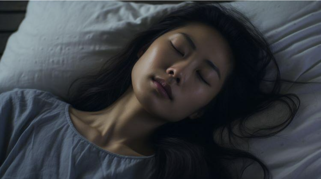 頻繁夜醒的一位睡眠障礙女性
