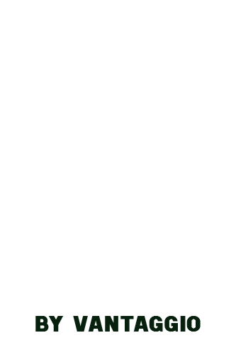 A white background with the words by vantaggio written on it