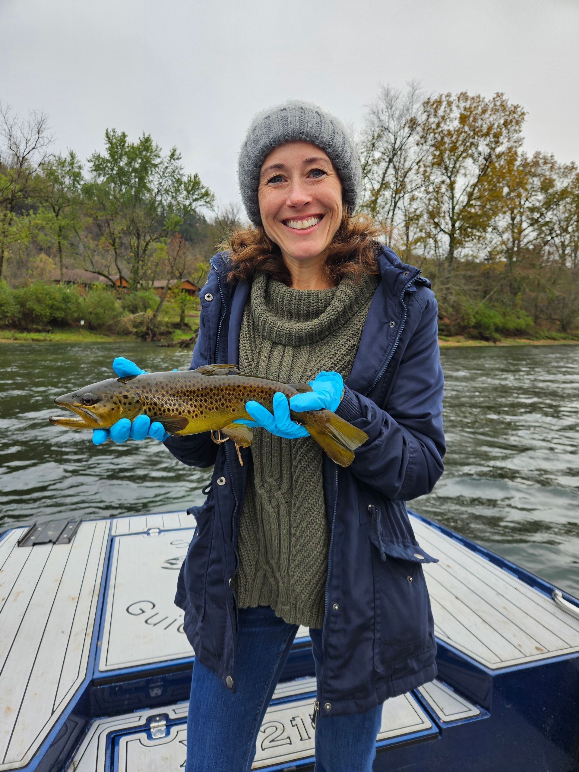 girls trip fishing white river