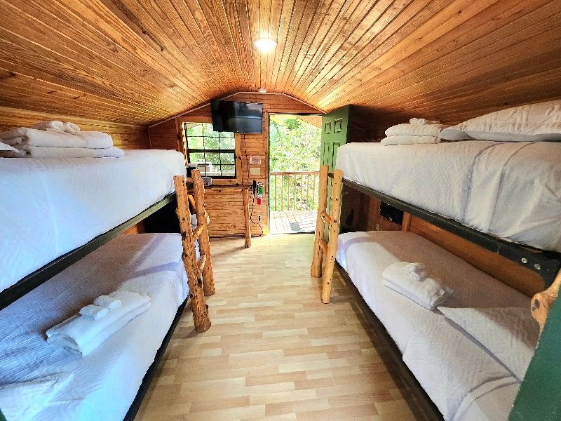 bunkhouse cabin copper john's resort