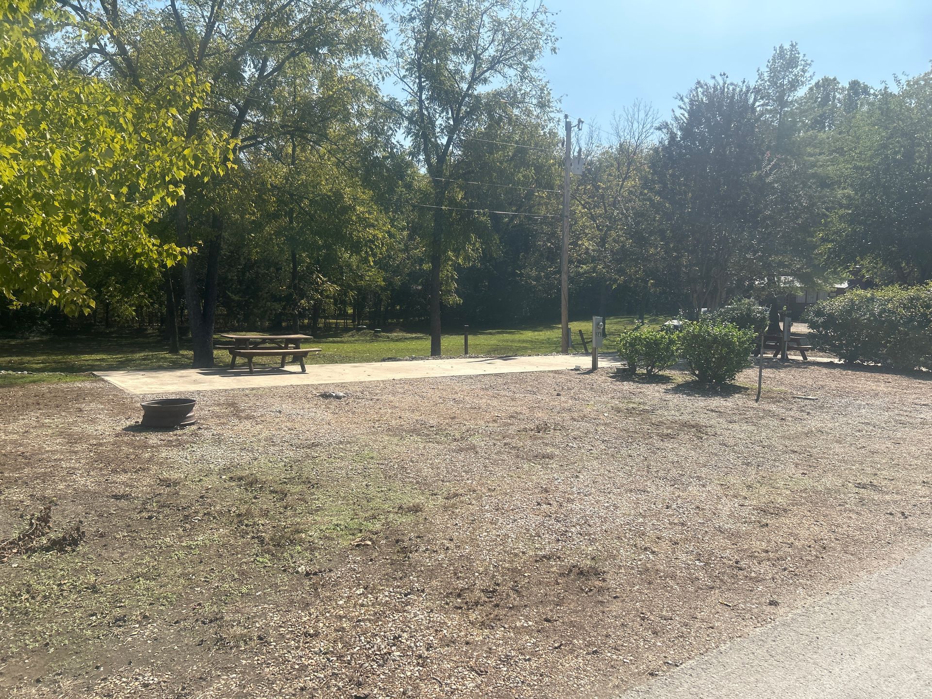 rv campsite open year round