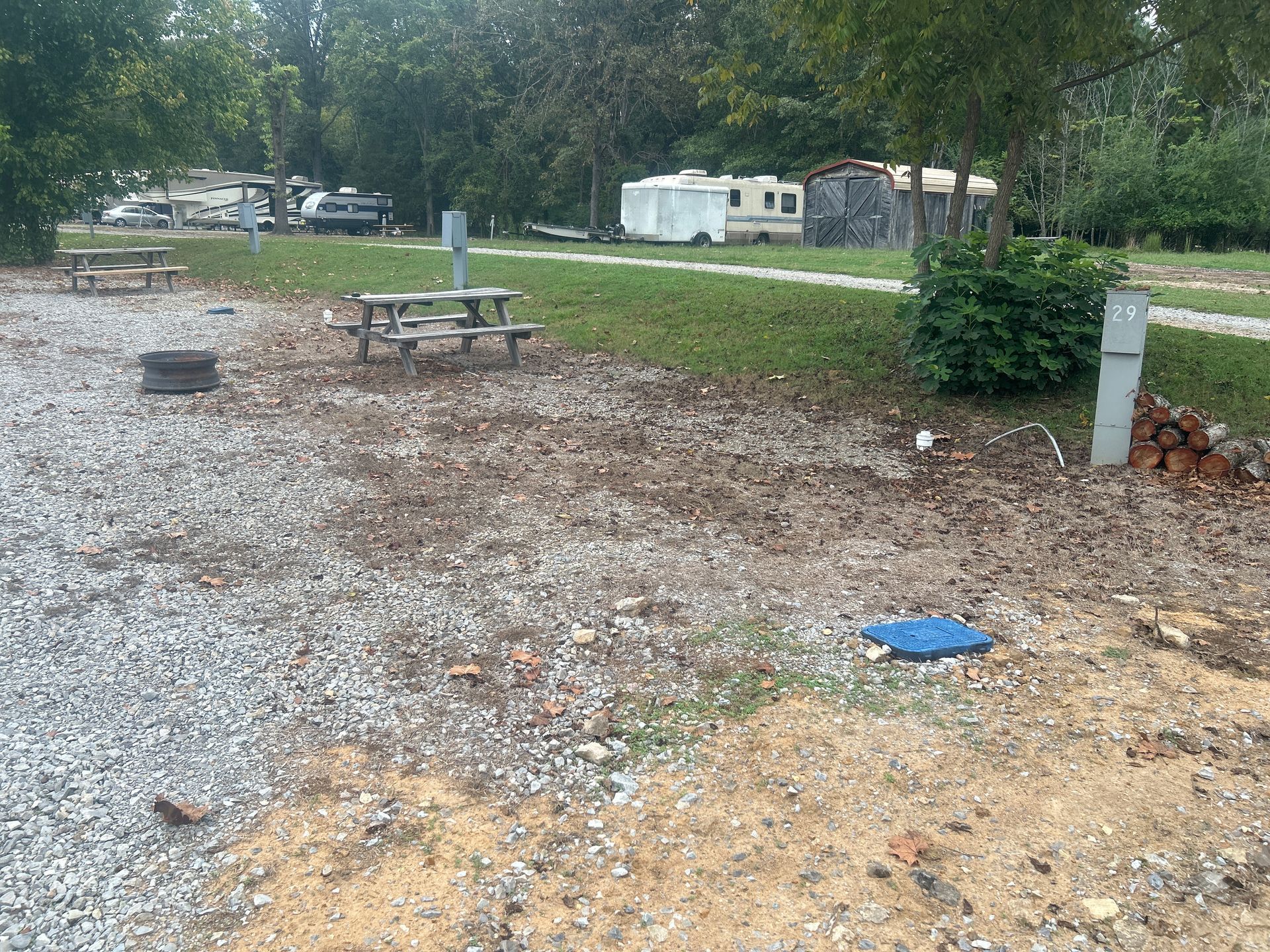 RV site full hookups