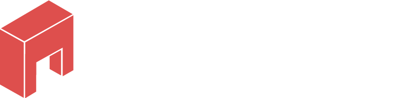 En rød boks med en hvit pil som peker mot den på en hvit bakgrunn.