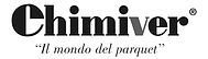 A black and white logo for a company called Chimiver