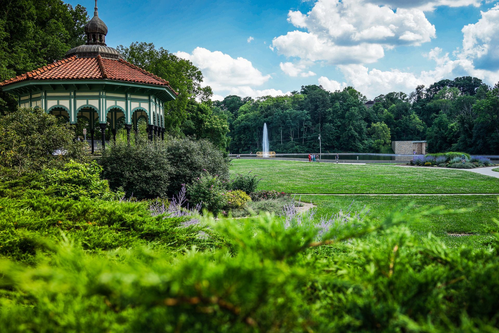 Gazebo at Eden Park, Cincinnati, Ohio.