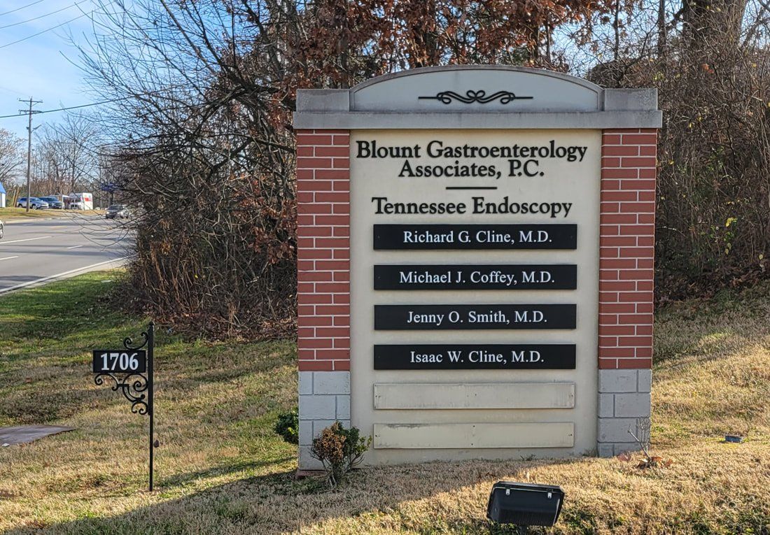 Signage Blount Gastroenterology — Maryville, TN — Blount Gastroenterology Associates PC Signage Blount Gastroenterology — Maryville, TN — Blount Gastroenterology Associates PC