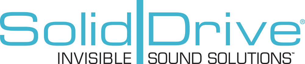 SolidDrive-logo met blauwe tekst en grijze slogan 