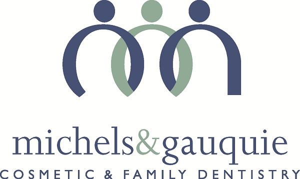 a logo for michels & gauquie cosmetic & family dentistry