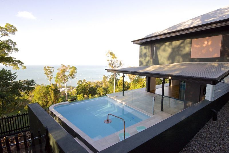 Outdoor Pool with Ocean Views — Greg Matthews Building in Woodwark, QLD